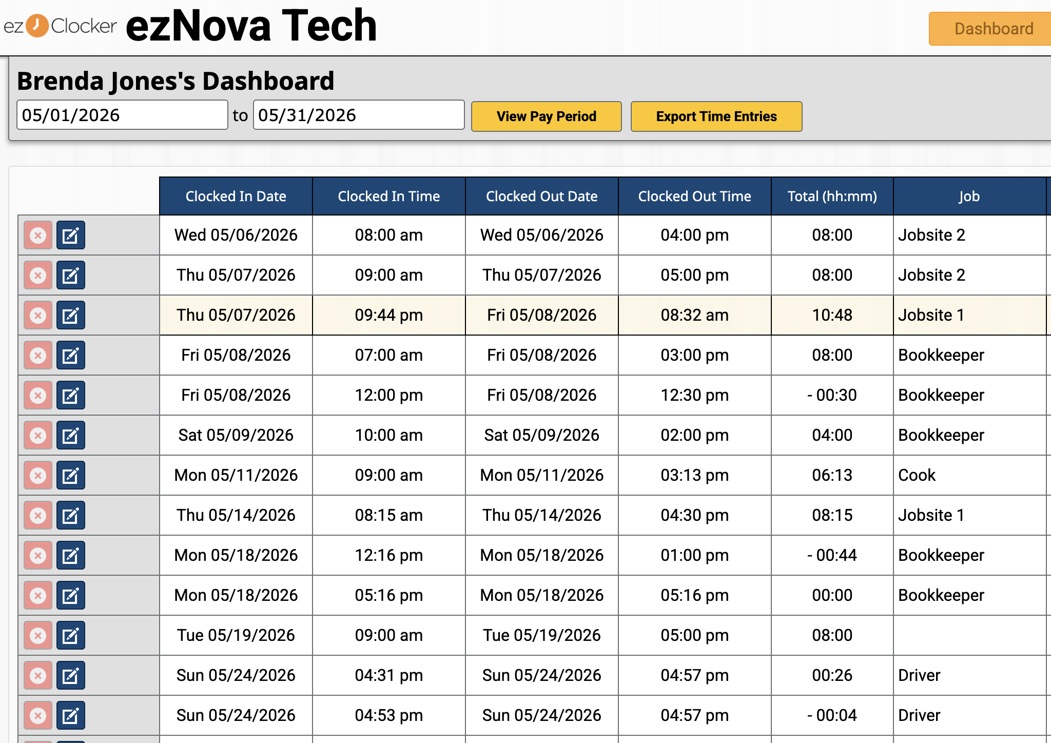 timesheet app for small business